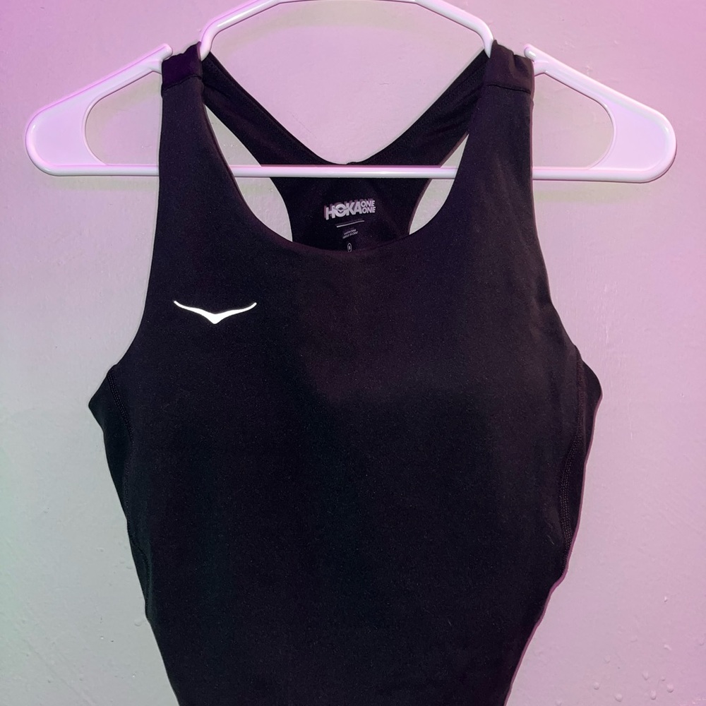 Hoka One One Black Athletic Tank Top